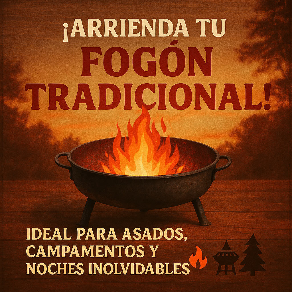 Arriendo de fogón tradicional