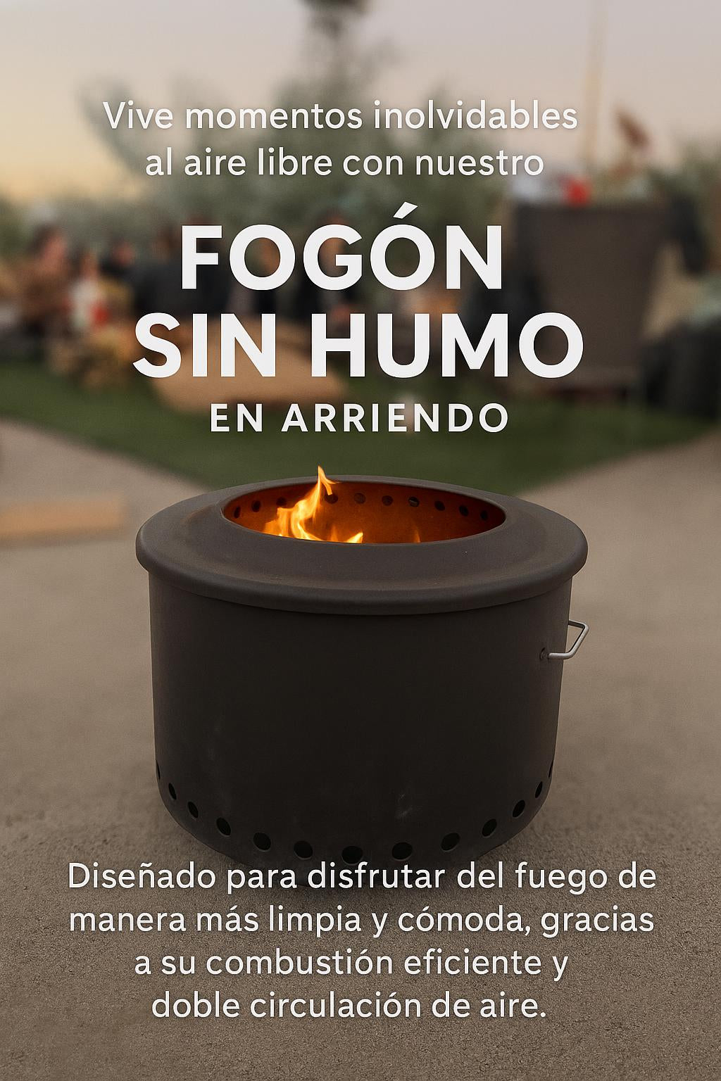 Arriendo de fogón sin HUMO