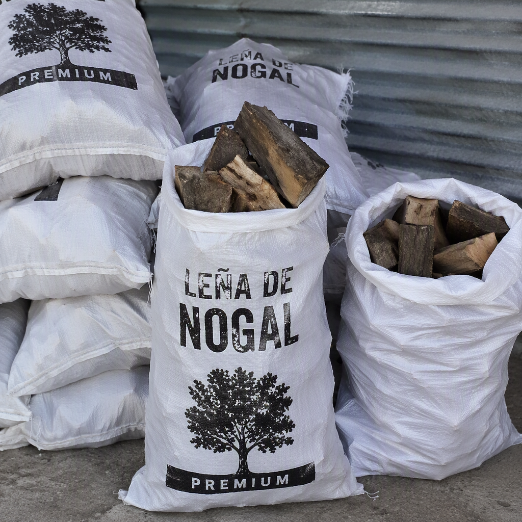 Pack Parrillero 2 (Carbon + leña de Nogal)