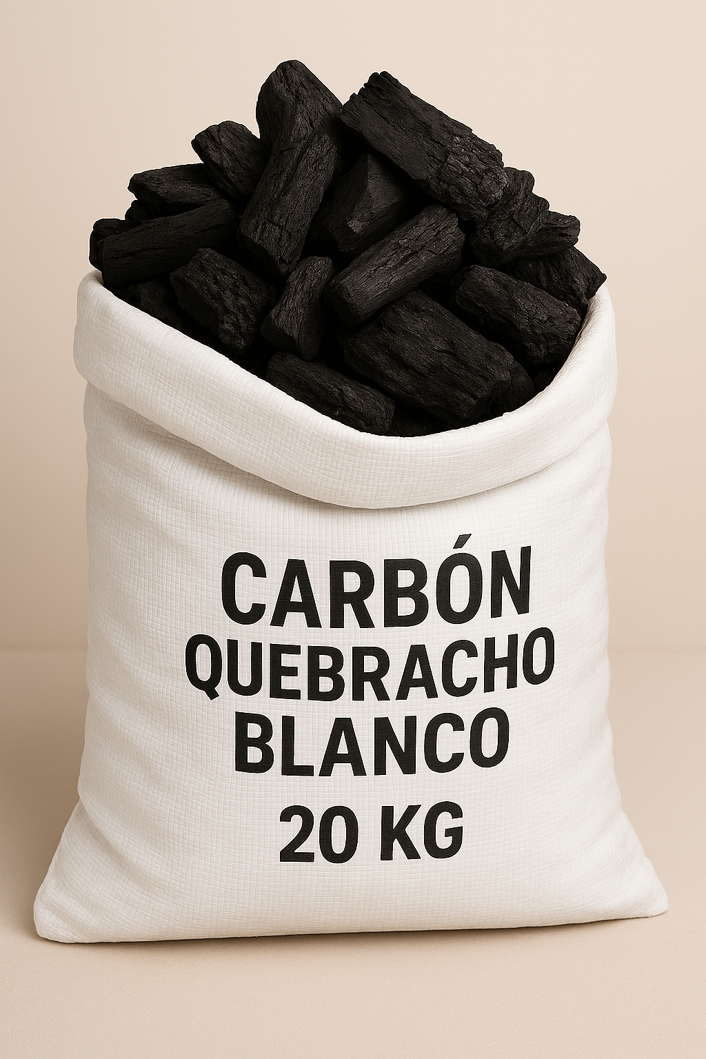 CARBON QUEBRACHO BLANCO PREMIUM (SACO 20 KG)
