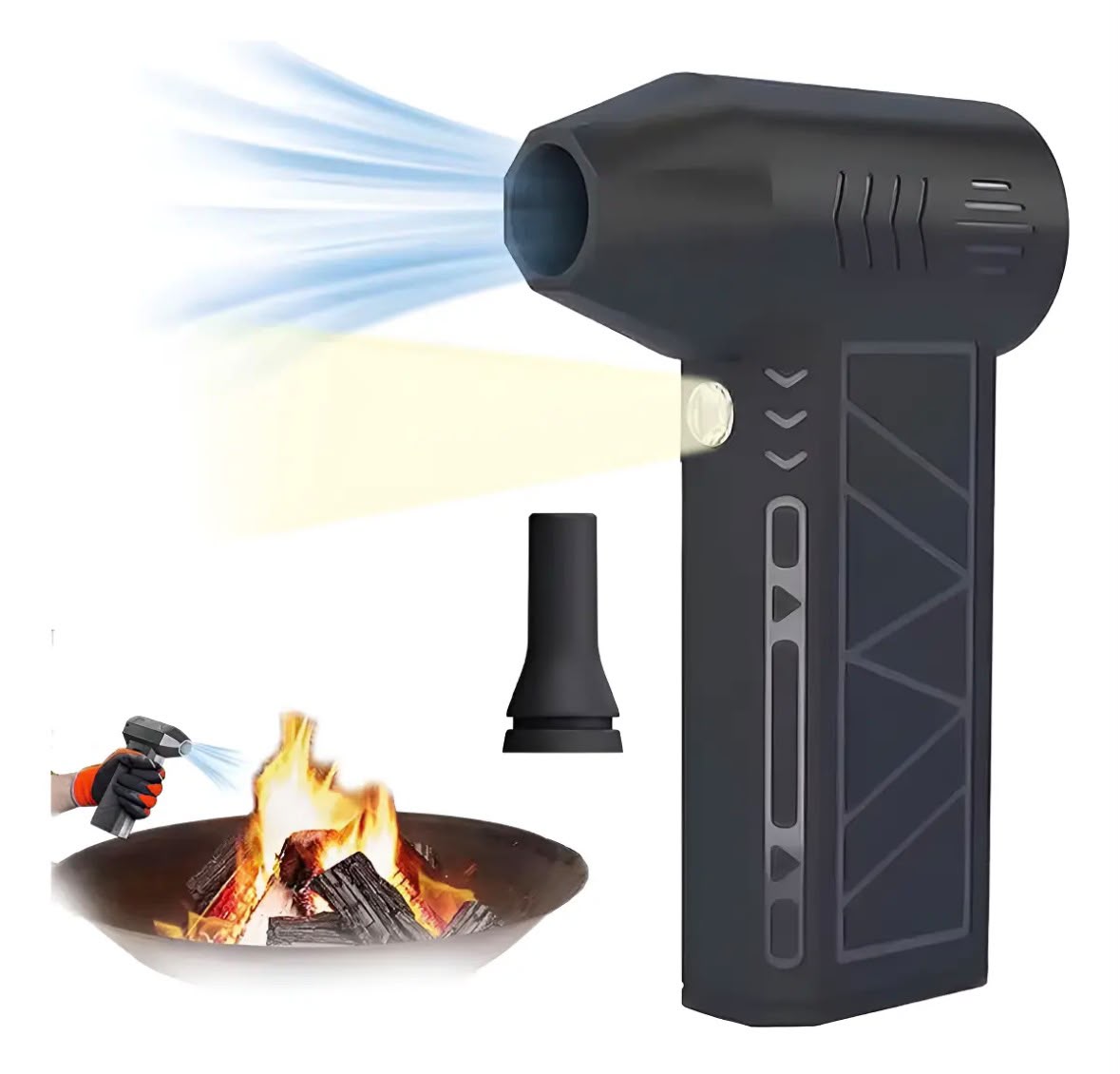 Soplador/Ventilador Turbo Mini Jet Dry Blower 130000 RPM (negro)