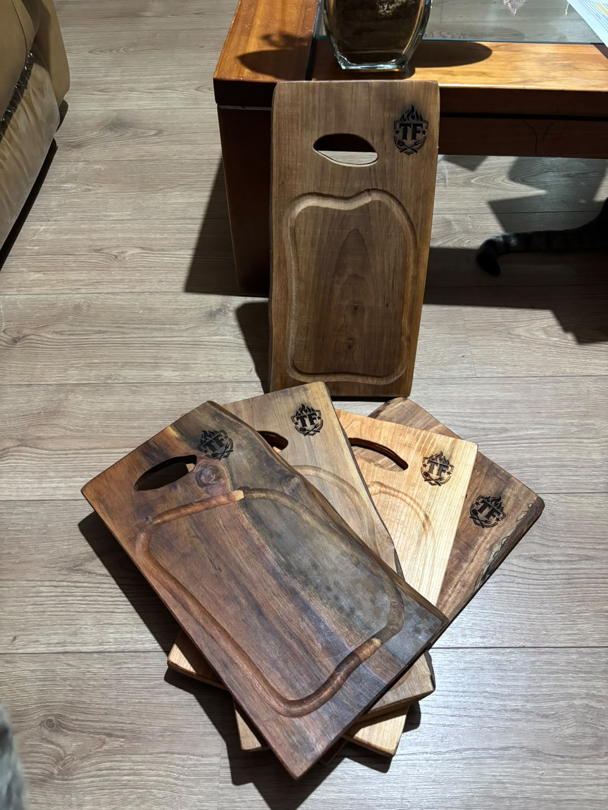 Tabla Parrillera Rústica TF – Coihue y Roble